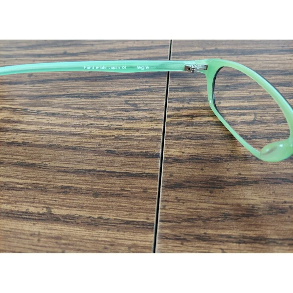 Legre LE014 Green Inside and Dark Brown Outside COL 452 49-16 Frames Only